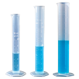 实验室塑料量筒带刻度线pp材质聚丙烯10/25/50/100/250/500/1000/2000ml毫升