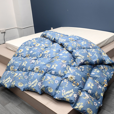 自己在家填充羽绒被壳半成品