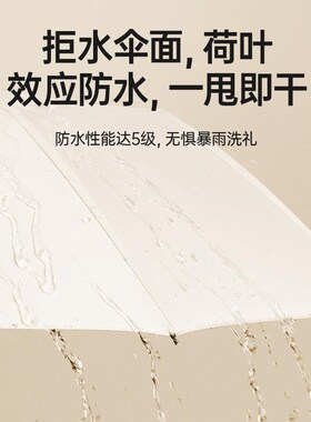 设计24骨黑胶折叠太阳伞全自动加固商务雨伞加印Rlogo广告伞晴