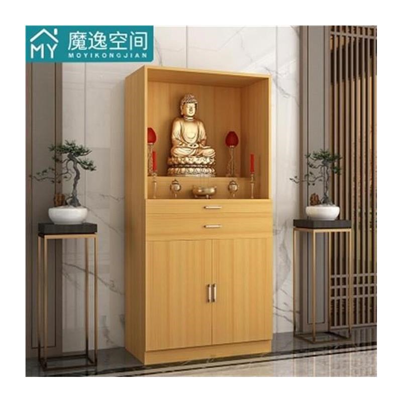 佛龛供台c家用佛龛立柜经s济型佛像带门神台佛柜财神爷香案供俸2
