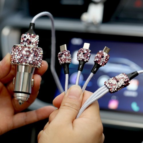 镶钻重力万能通用型车载手机支架