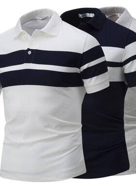 Men's Stand Collar Cotton T Shirt Camisa Polo Shirts短袖POLO