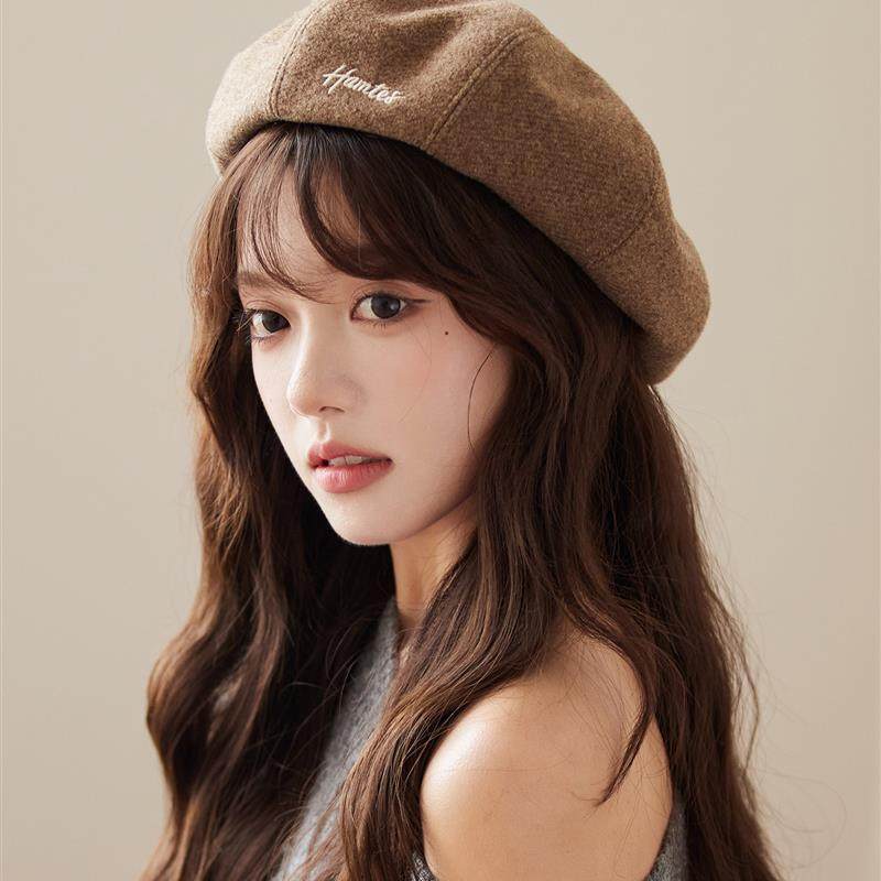 秋冬覆古毛呢贝雷帽韩版简约字母刺绣南瓜帽八角帽百搭画家帽子女,服饰配件/皮带/帽子/围巾,帽子,淘宝优惠券,粉丝福利购,淘宝优惠卷