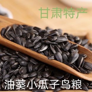 油葵小瓜子鸟粮 黑珍珠油葵小瓜子仓鼠 鹦鹉油葵种子 生瓜子