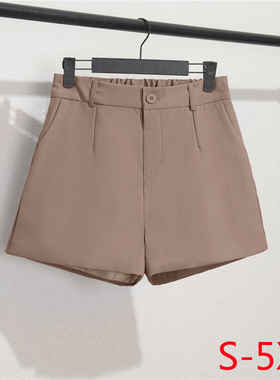 高腰西装阔腿裤女2021 summer women fashion sexy shorts pants