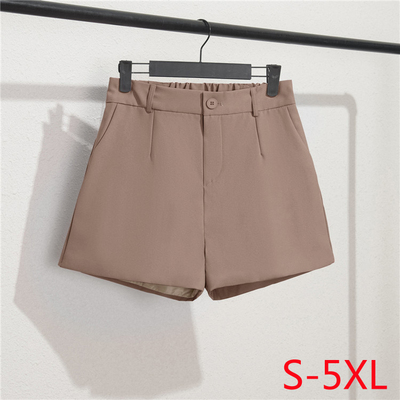 高腰西装阔腿裤女2021 summer women fashion sexy shorts pants