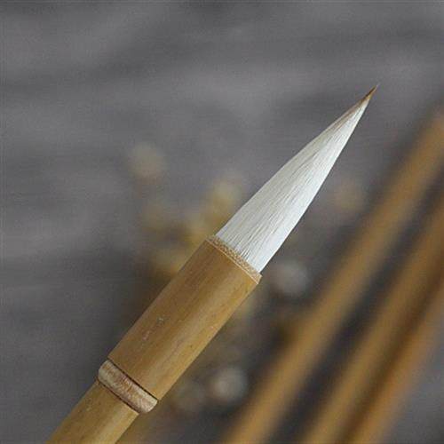 七狼三羊兼毫中楷加健官笔狼羊兼毫毛笔中楷欧楷颜楷对联用收峰好