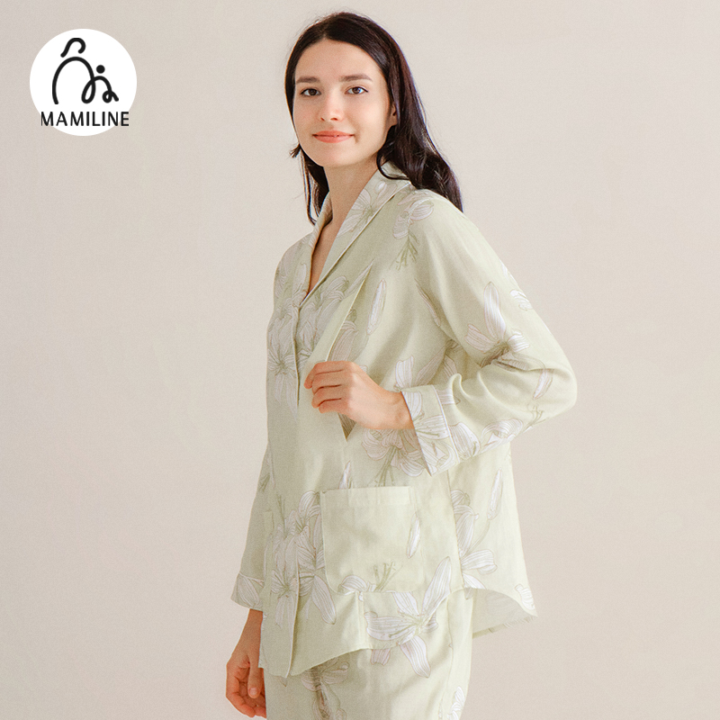mamiline纯棉月子服夏季
