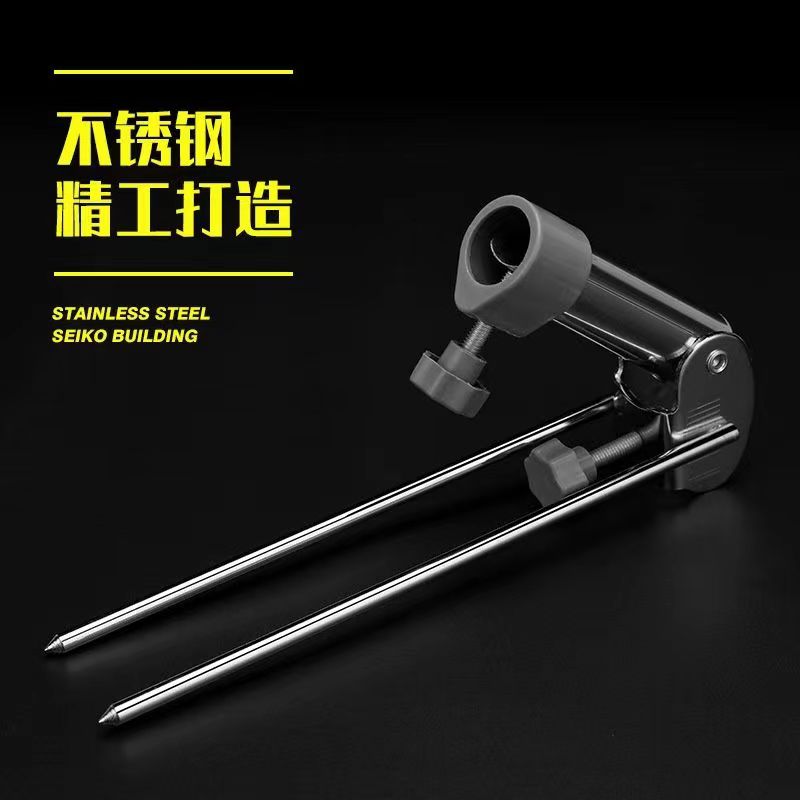 地插钓鱼支架架杆炮台23mm口径鱼杆鱼竿支架台钓渔具用品加厚通用