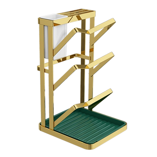 厨房免打孔锅盖架子置物架壁挂式家用台面砧板架菜板放置器锅铲架