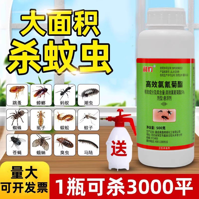 灭蚊子药大面积户外庭院除杀苍蝇长效驱蚊虫药水液室外喷雾杀虫剂