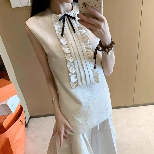 千金风新中式提花衬衫上衣+裙子