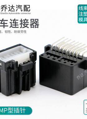 175966-2 16孔汽车升窗总成插头DJ7162-1.2-10AW连接器175615-2