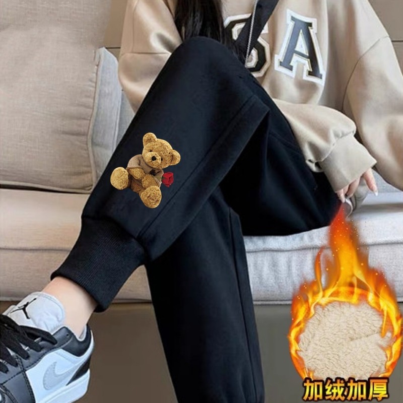 羊羔绒裤子女秋冬季新款休闲运动时尚百搭潮流加绒大码束脚哈伦裤,女装/女士精品,卫裤,淘宝优惠券,粉丝福利购,淘宝优惠卷