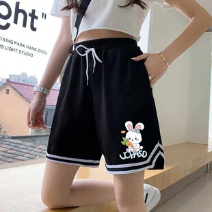 薄款 爆款 阔腿休闲裤 运动短裤 潮流宽松直筒五分中裤 夏季 时尚 子女款