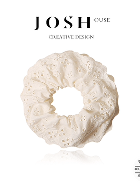 简约气质蕾丝花边大肠发圈女扎发高弹力橡皮筋发绳超仙精致头饰