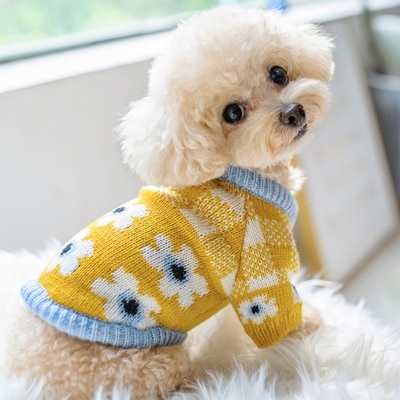 狗狗毛衣编织手工小n型大型犬保暖毛衣宠物服饰衣服秋冬金毛泰迪1