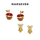 风铃耳钉 项链 MARSEVEN 小苹果耳钉