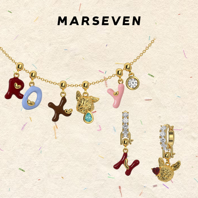 MARSEVEN 小狗系列DIY自由组合吊坠原创设计素链项链颈饰礼物