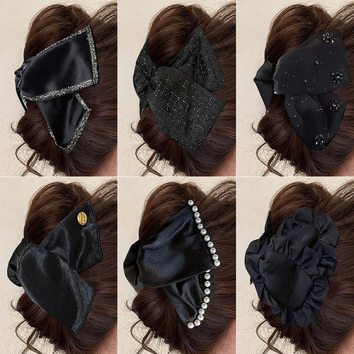 赫本风路易斯抓夹女高级感