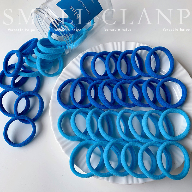 克莱因蓝发圈头绳头饰女耐用发绳