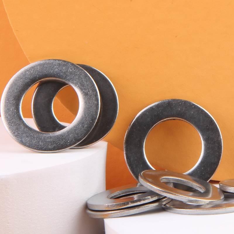 304不锈钢垫圈加大加厚金属平垫片m2m3m4m5-m20超薄圆形螺丝介子