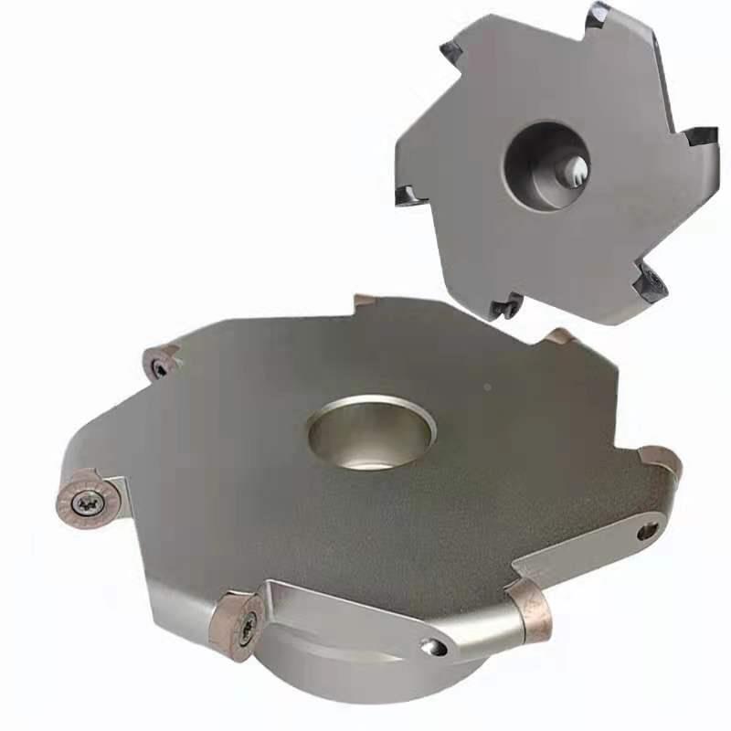 圆鼻T型铣刀盘R4R5R6半凸圆开圆弧槽三面刃铣刀盘TMR-80/100/125