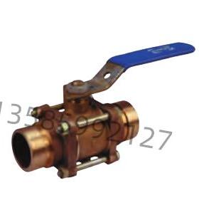 G-595-Y美国NIBCO尼必可消防空调黄铜三片式焊接球阀G-595-Y-66