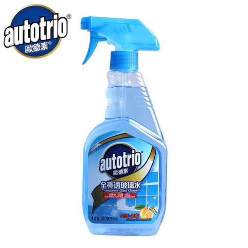 欧德素AUTOTRIO全亮透玻璃水清洁剂车擦净亮净窗液去水渍垢510ml