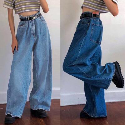 S-3xl Large size, high waist, flared jeans and wide legs大码