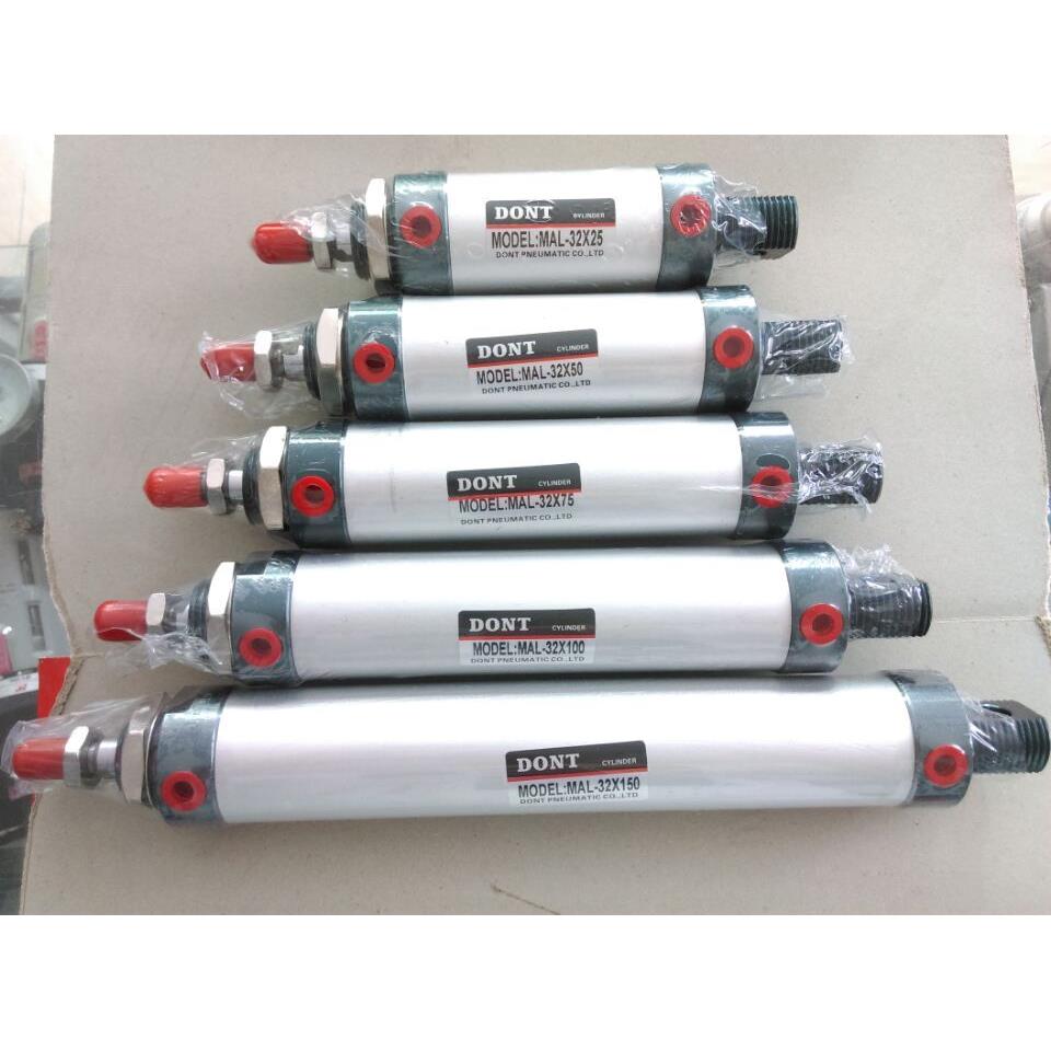 DONT东特气缸铝合金迷你缸MAL32*25 MAL32*50 MAL32*75 MAL32*100
