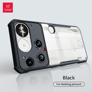 XUNDD 适用Nothing Phone 3手机壳新款气囊防摔NothingPhone3透明保护壳软边硬壳