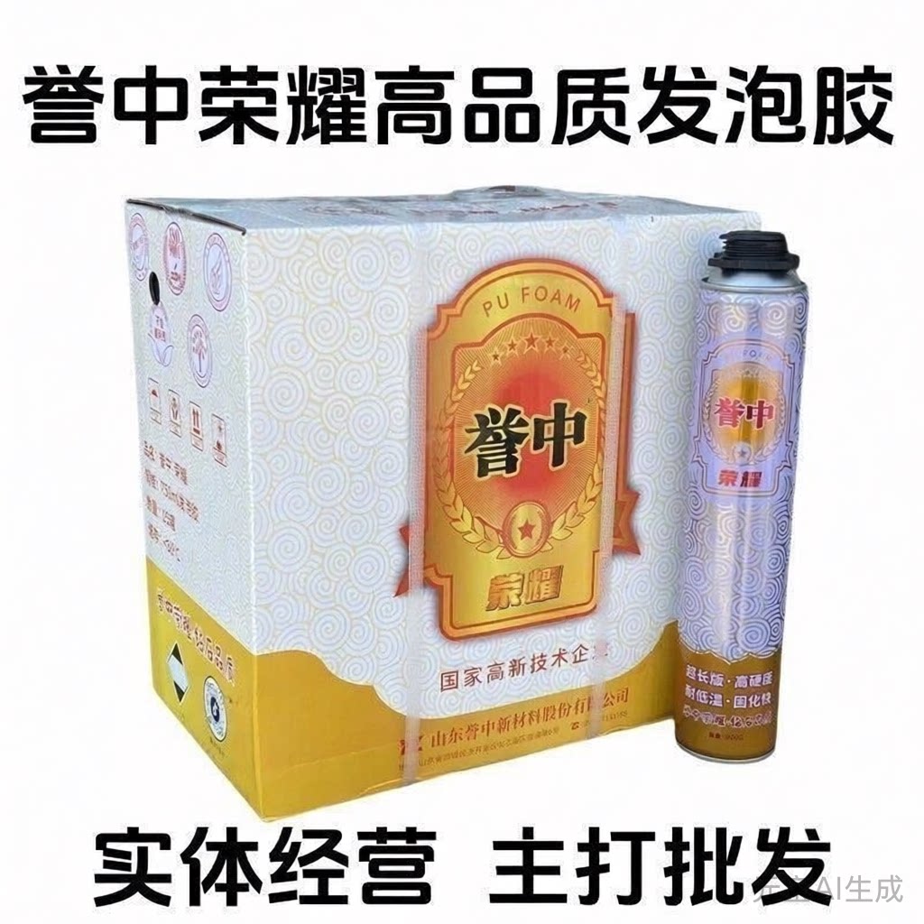 誉中荣耀发泡胶填缝剂门窗泡沫胶填充剂膨胀防水密封发泡剂聚氨酯