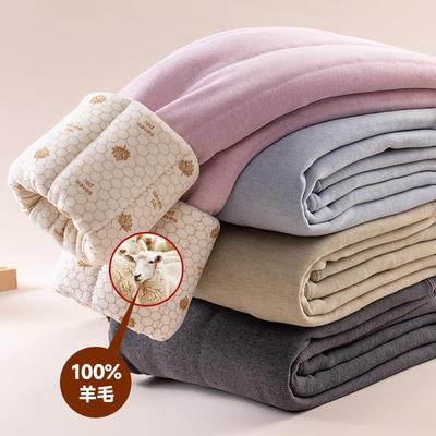 女童保暖裤子校服神器冬季内搭小学生儿童羊毛超厚棉裤男童绒毛裤