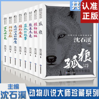 全8册 沈石溪动物小说全集狼王梦孤狼军犬迪尔克猎豹之歌熊王杰克品蓝狐的故事藏书珍藏版沈石溪系列四年级五年级六年级课外书