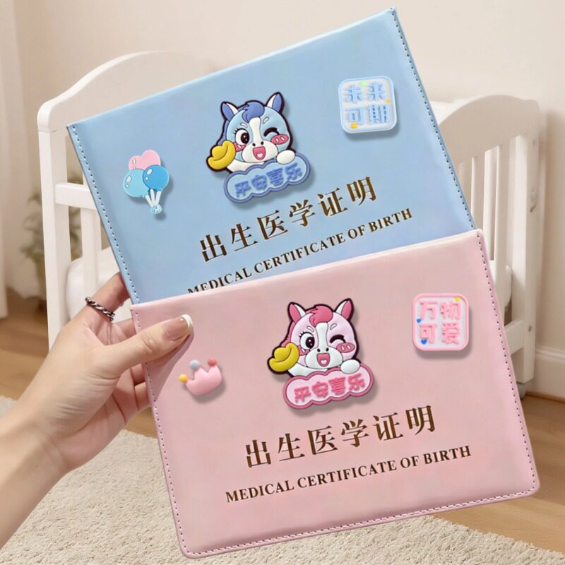2026马宝宝可爱出生证保护套