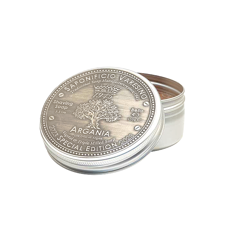SV1945阿甘树剃须皂膏150g高级刮胡泡沫湿剃理容修面 美食木质调