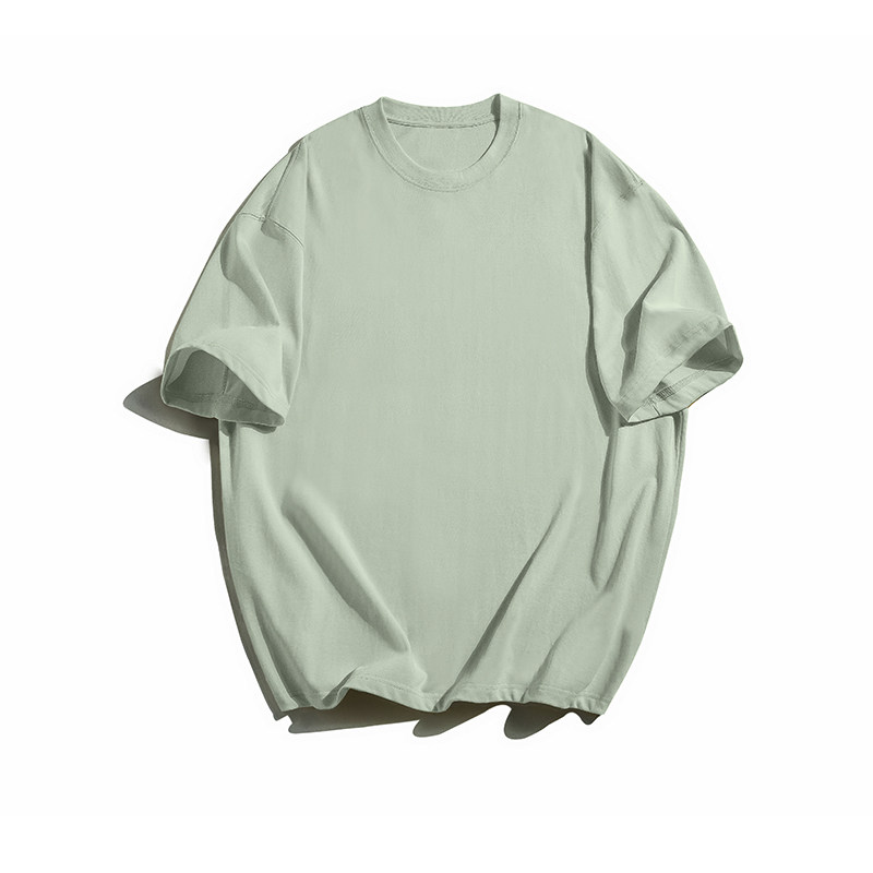 320g短袖厚实不透纯棉t恤半袖