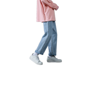牛仔裤男士夏季直筒九分潮牌百搭潮流ins春秋休闲ulzzang长裤子男