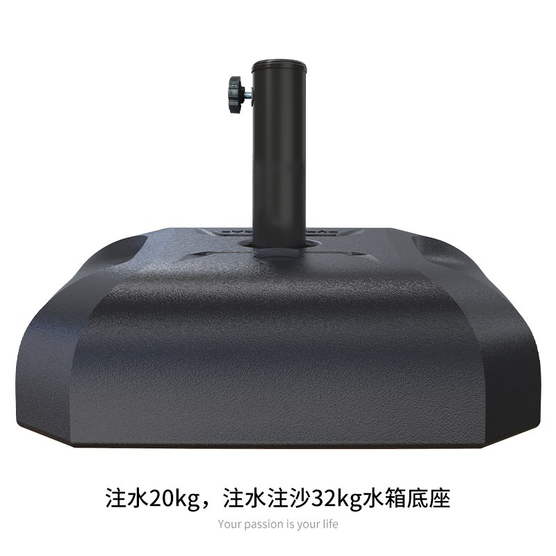 中柱伞水泥艺术底座圆形方形图片