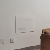 弱电箱遮挡装 饰画免打孔超薄配电箱强电箱盖板亚克力板电表箱