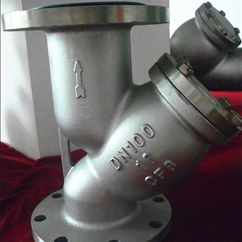 新品不锈钢过滤f器G法兰过滤器  L41W-16P过316 Y型 滤器 厂家