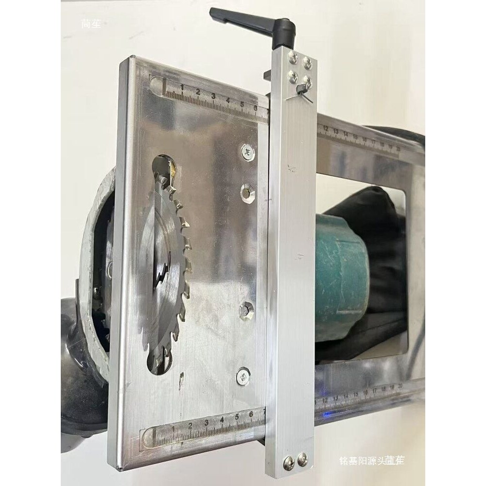 切割机底板裁板倒装板靠山4寸云石机电木底座木工装修工具