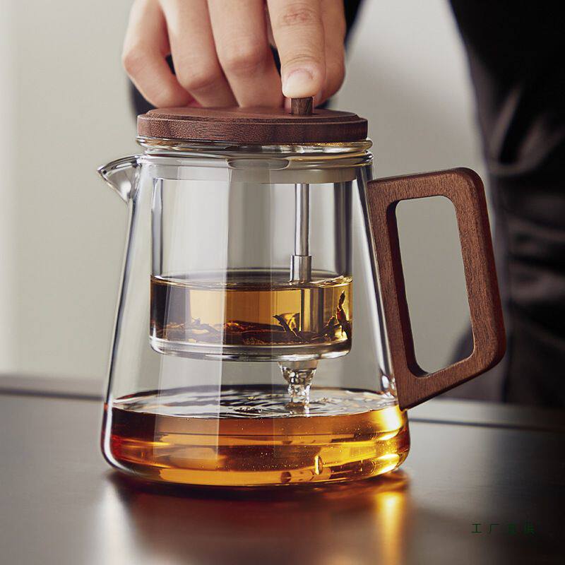 玻璃飘逸杯泡茶壶2025新款茶水分离懒人泡茶神器家用喝茶功夫茶具