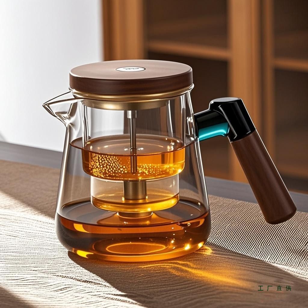 玻璃泡茶壶家用全内胆飘逸杯沏茶过滤按压式冲茶器茶水分离泡茶杯
