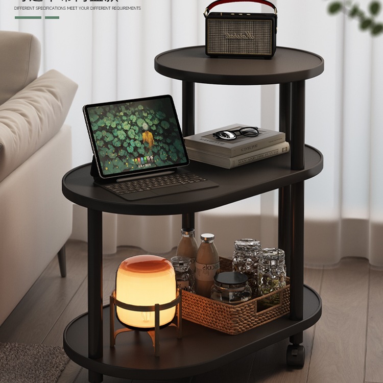 边几茶几可移动沙发角几客厅侧边柜小桌子小户型茶水柜置物架边J*