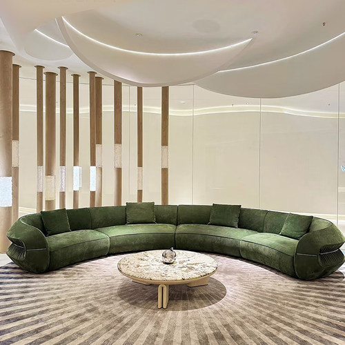 侘寂风北欧轻奢布艺沙发