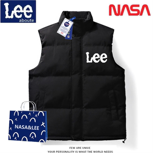 LEEabot&NASA情侣马甲男士羽绒棉秋冬季运动外套加厚可加厚背心