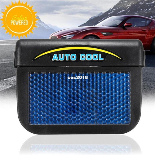 Solar Powered Auto Car Window Auto Air Vent Ventilation Fan