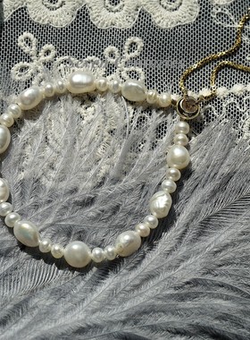 花式不规则珍珠手链女复古闺蜜